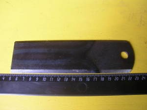Нож КЗК 0290417 измельчителя неподвижный  (отв.Ø12,5мм)